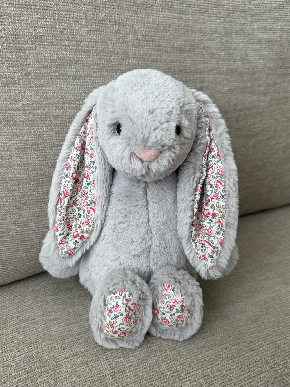 Jellycat Bashful Silver Blossom Bunny